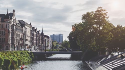 Bridge over river in sweden