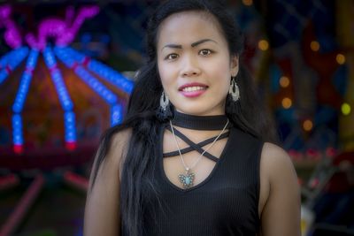 Portrait of a smiling young woman