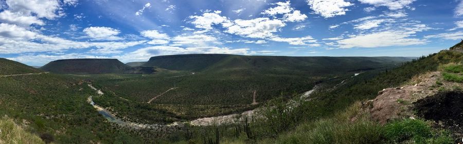 Scenic view of landscape against sky