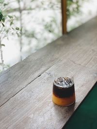 Close-up of drink on table