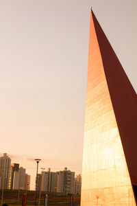 Low angle view of skyscrapers