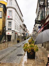 Street amidst buildings in city