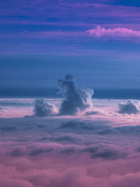 View of cloudscape at sunset