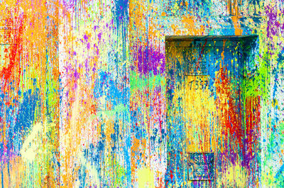 Full frame shot of multi colored ivy