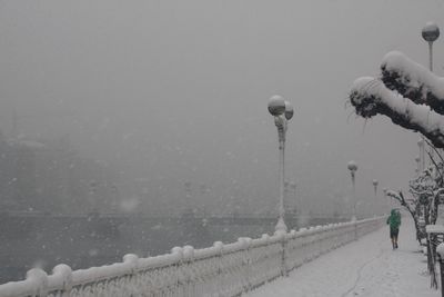 Snow covered landscape