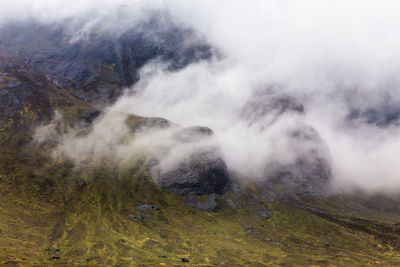 View of mountain range