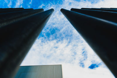 Low angle view of building against sky