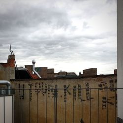 Low angle view of building against sky