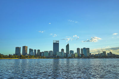City at waterfront