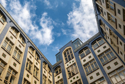 Low angle view of building against sky