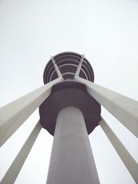 Low angle view of communications tower