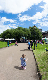 People in park
