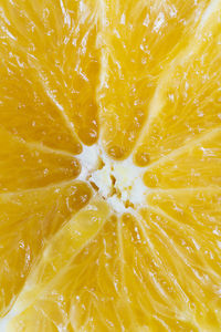 Full frame shot of orange fruit