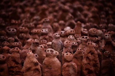 Full frame shot of clay toys