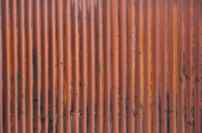 Full frame shot of rusty metallic structure