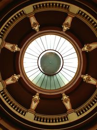 Low angle view of ceiling