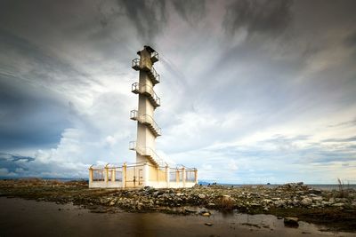 Low angle view of statue