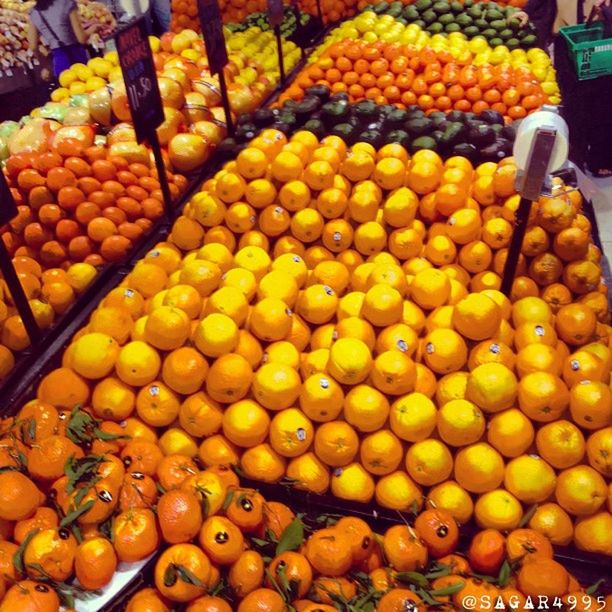 food and drink, food, healthy eating, freshness, for sale, fruit, large group of objects, market, retail, abundance, market stall, still life, variation, choice, indoors, vegetable, orange - fruit, display, high angle view, organic