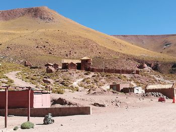 Scenic view of desert