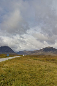 Scenic view of landscape against sky