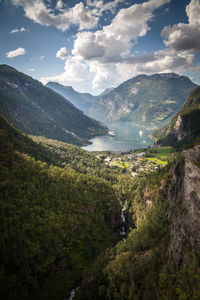 Scenic view of landscape against sky