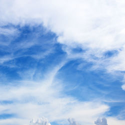 Low angle view of clouds in sky