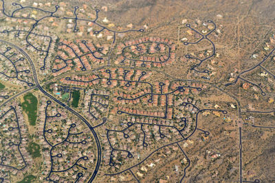 Aerial view of landscape