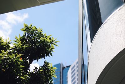 Low angle view of building against sky