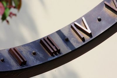 High angle view of electric on table