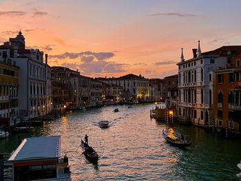 Boats in canal