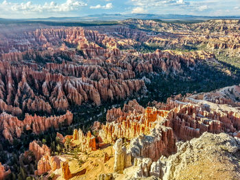 Aerial view of landscape