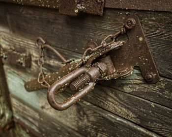 Close-up of rusty metal