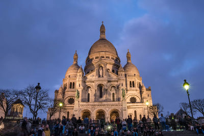 Group of people in front of cathedral