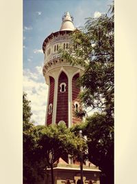 Low angle view of building against sky