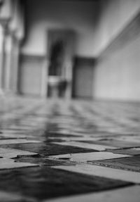 Surface level of floor