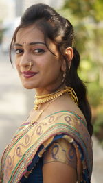 Portrait of a smiling young woman