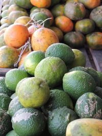 Full frame shot of fruits for sale at market stall