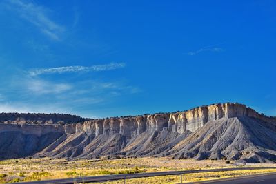 Panorama views of mountains, desert and price canyon utah from manti la sal national forest  usa.