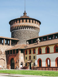 View of old building against sky