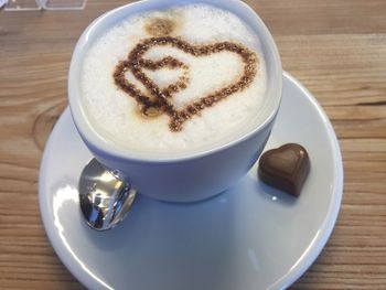 Close-up of coffee cup