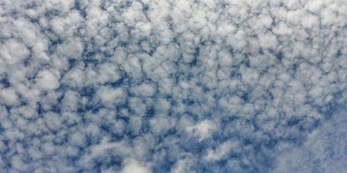 Low angle view of clouds in sky