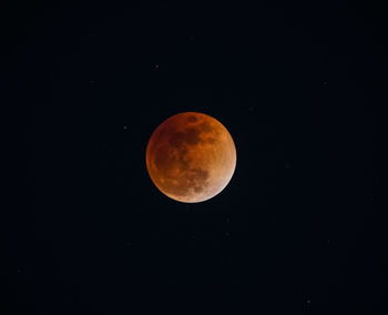 View of moon against sky at night