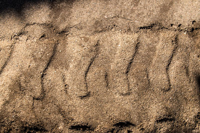 Full frame shot of sand