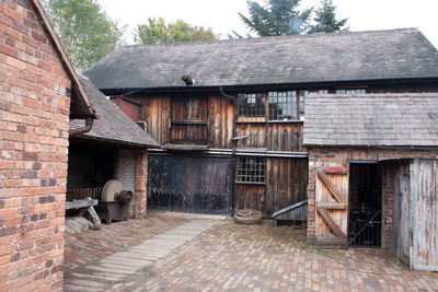 Exterior of abandoned building