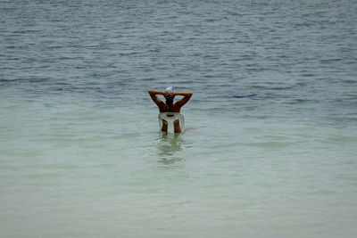 Scenic view of sea