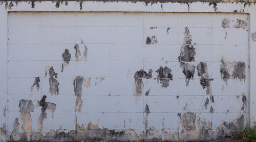 Full frame shot of old weathered wall