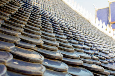 Close-up of wicker basket