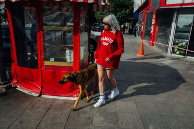 Man with dog