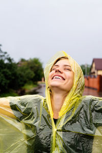 Portrait of a smiling young woman