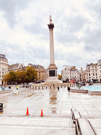 View of historic building against cloudy sky